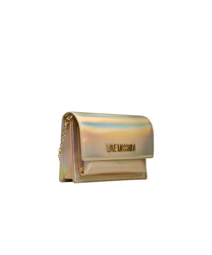 Love Moschino Gold Polyethylene Women Crossbody Bag