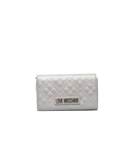 Love Moschino Silver Polyethylene Women Crossbody Bag