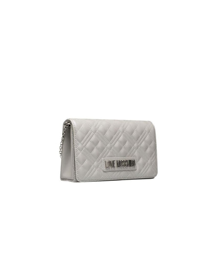 Love Moschino Silver Polyethylene Women Crossbody Bag