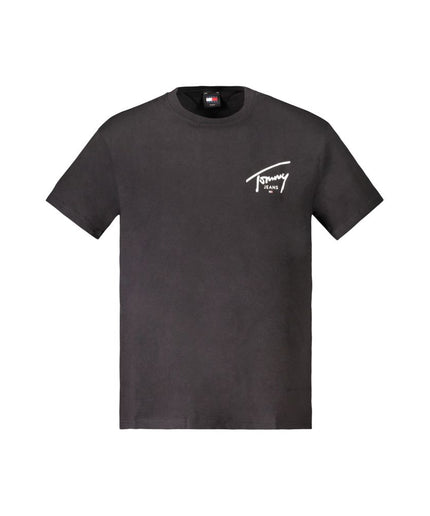 Tommy Hilfiger Black Cotton T-Shirt