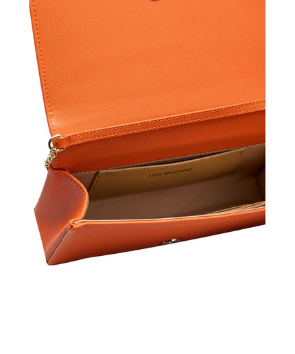 Love Moschino Orange Polyethylene Women Crossbody Bag