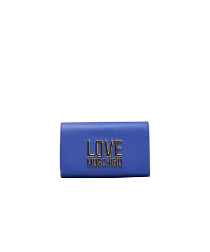 Love Moschino Blue Polyethylene Women Crossbody Bag