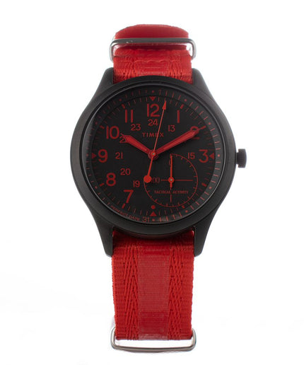 Timex Red Nylon Watch