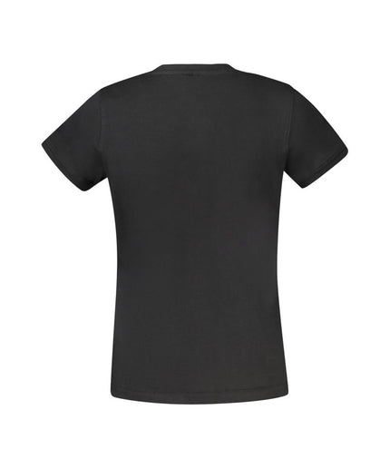 Kappa Black Cotton Tops & T-Shirt