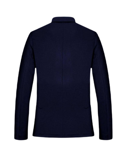 Armani Exchange Blue Viscose Blazer