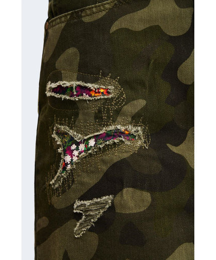 Desigual Army Cotton Skirt