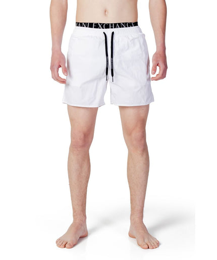 Armani Exchange White Polyester Swimwear