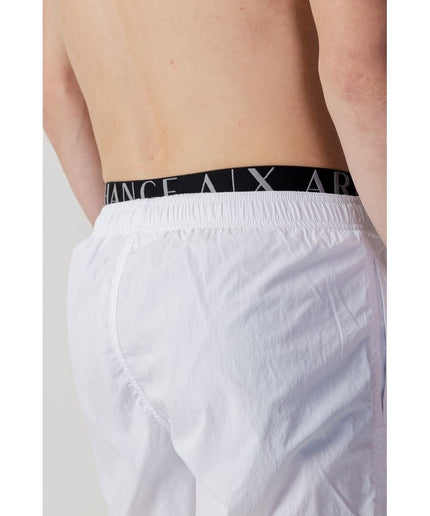 Armani Exchange White Polyester Swimwear