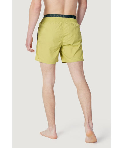 Armani Exchange Green Polyester Swimwear