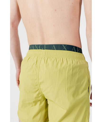 Armani Exchange Green Polyester Swimwear