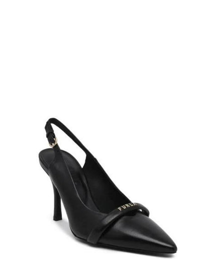 Furla Black Leather Pump