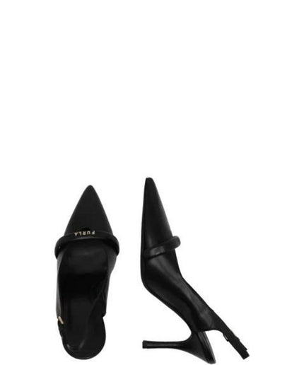 Furla Black Leather Pump