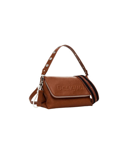 Desigual Brown Polyethylene Handbag