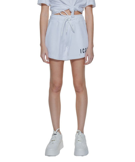 Icon White Cotton Short