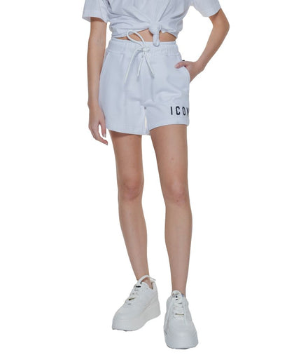 Icon White Cotton Short