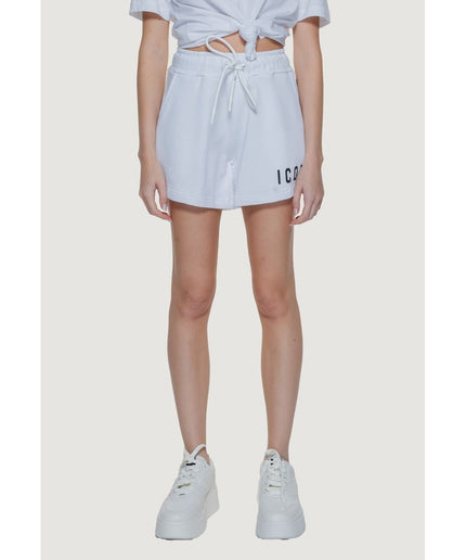 Icon White Cotton Short