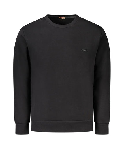 Rifle Black Cotton Sweater