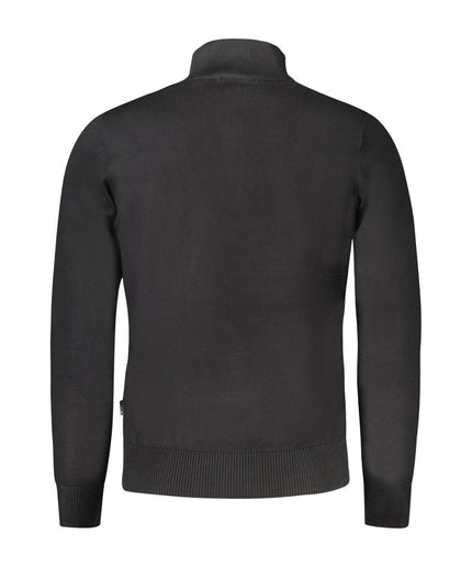 Coveri Moving Black Nylon Sweater