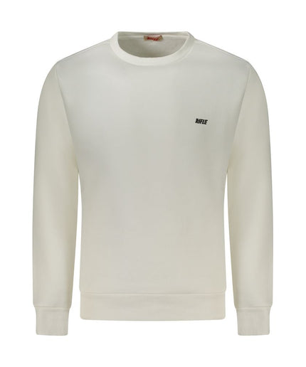 Rifle White Cotton Sweater