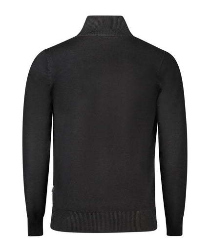 Coveri Moving Black Nylon Sweater