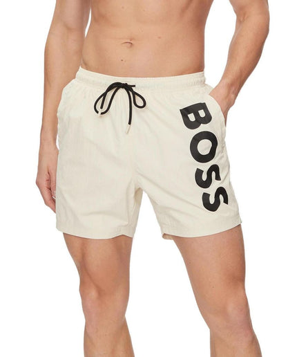 Hugo Boss Beige Polyester Swimwear