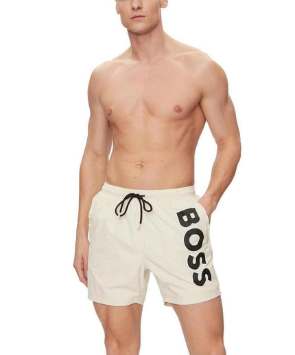 Hugo Boss Beige Polyester Swimwear