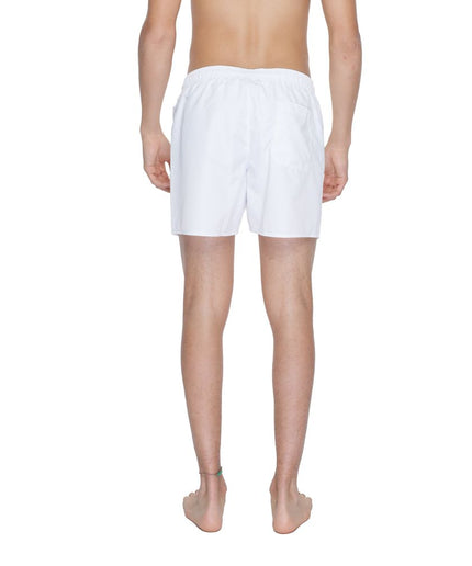 EA7 Emporio Armani White Polyester Swimwear