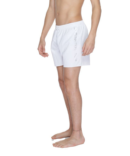 EA7 Emporio Armani White Polyester Swimwear