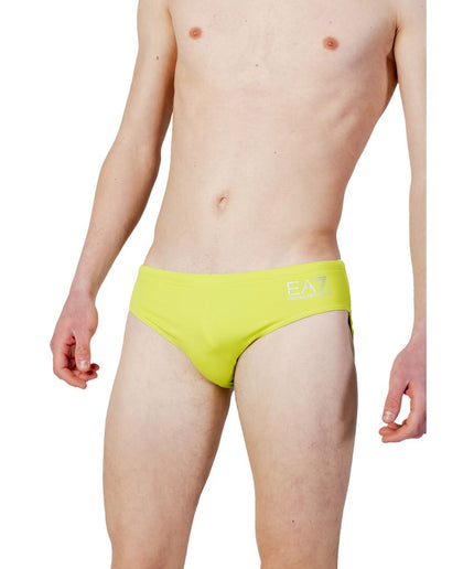 EA7 Emporio Armani Green Polyester Swimwear