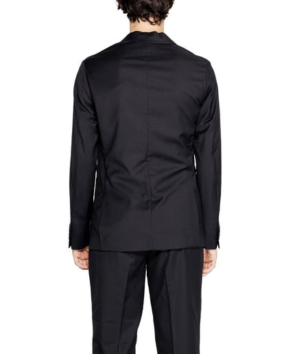 Armani Exchange Black Polyester Blazer