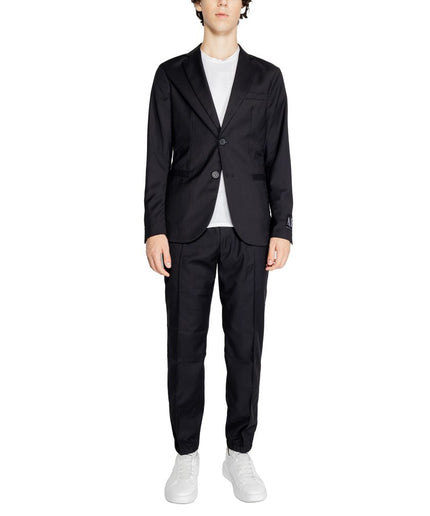 Armani Exchange Black Polyester Blazer