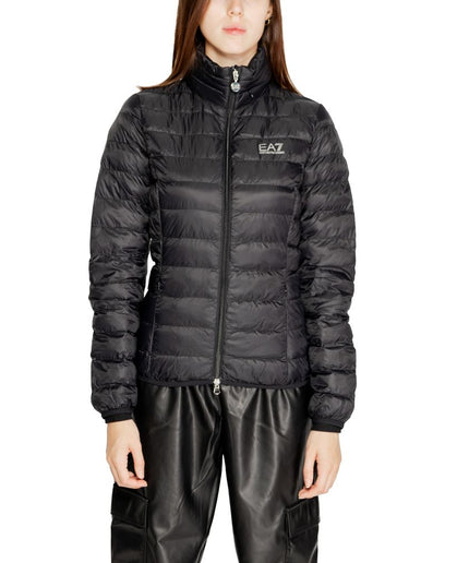 EA7 Emporio Armani Black Polyamide Jackets & Coat