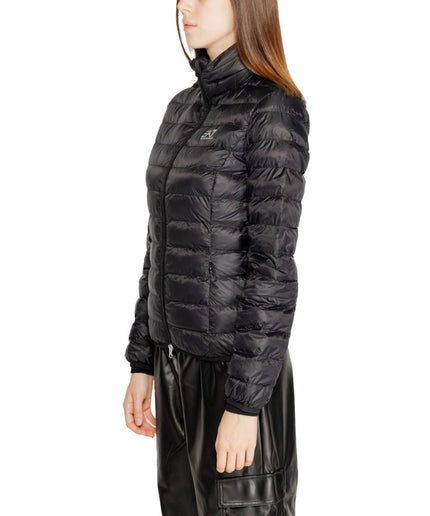 EA7 Emporio Armani Black Polyamide Jackets & Coat