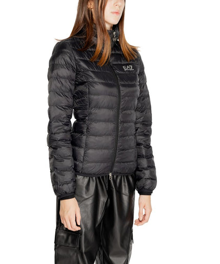 EA7 Emporio Armani Black Polyamide Jackets & Coat