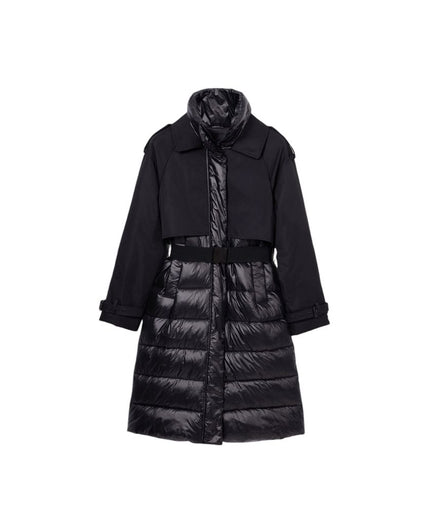 Desigual Black Polyester Jackets & Coat