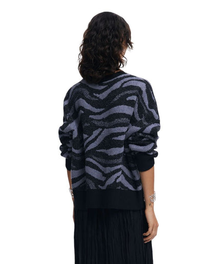 Desigual Black Polyester Sweater