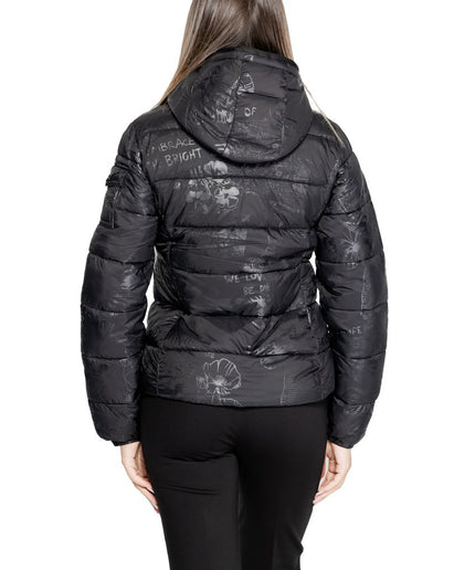 Desigual Black Polyamide Jackets & Coat