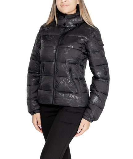 Desigual Black Polyamide Jackets & Coat