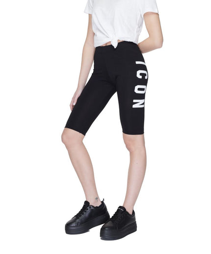 Icon Black Cotton Short