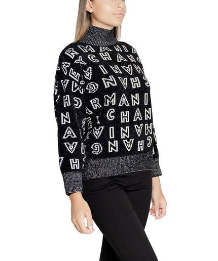 Armani Exchange Black Polyester Sweater