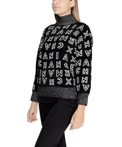 Armani Exchange Black Polyester Sweater