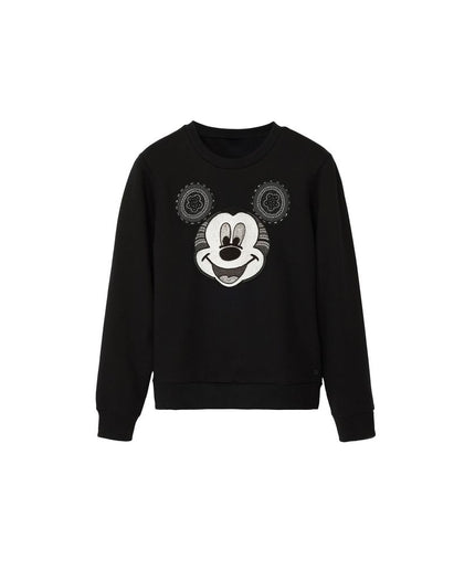 Desigual Black Cotton Sweater