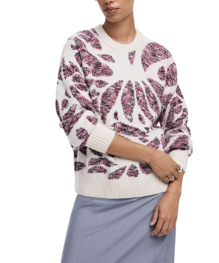 Desigual Bordeaux Polyester Sweater