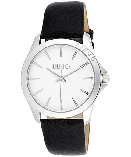 Liu Jo Black Leather Watch