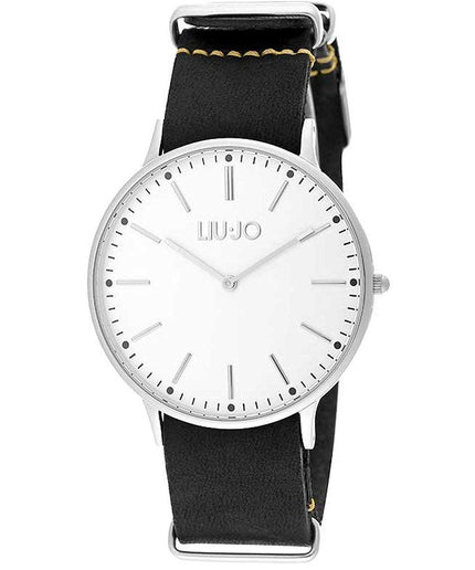 Liu Jo Black Leather Watch