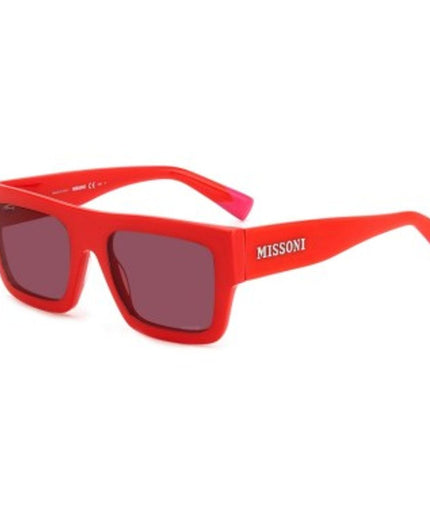 Missoni Red Plastic Sunglasses