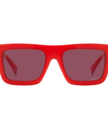 Missoni Red Plastic Sunglasses