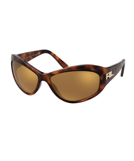 Ralph Lauren Brown Resin Sunglasses