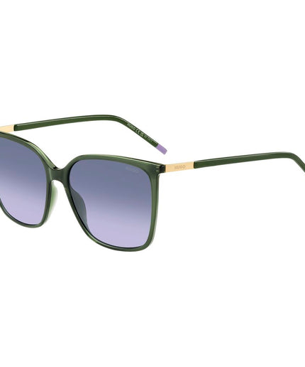 Hugo Boss Green Resin Sunglasses