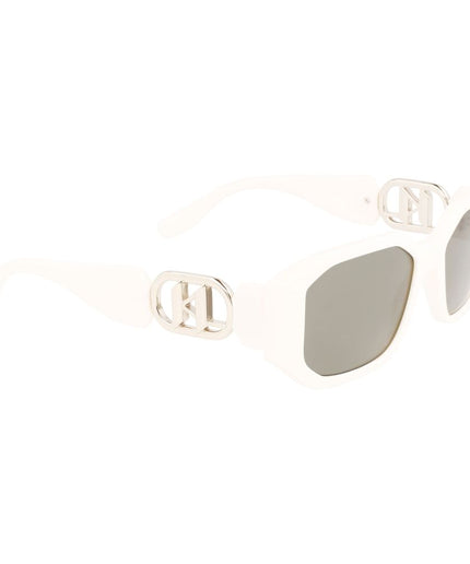 Karl Lagerfeld White Injected Sunglasses